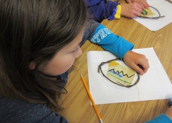 painting on rawhide, TMS project